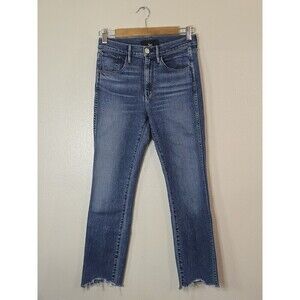 3x1 W3 Jeans Ankle Frayed Hem Womens Size 26  Stretch NYC Made Here Denim